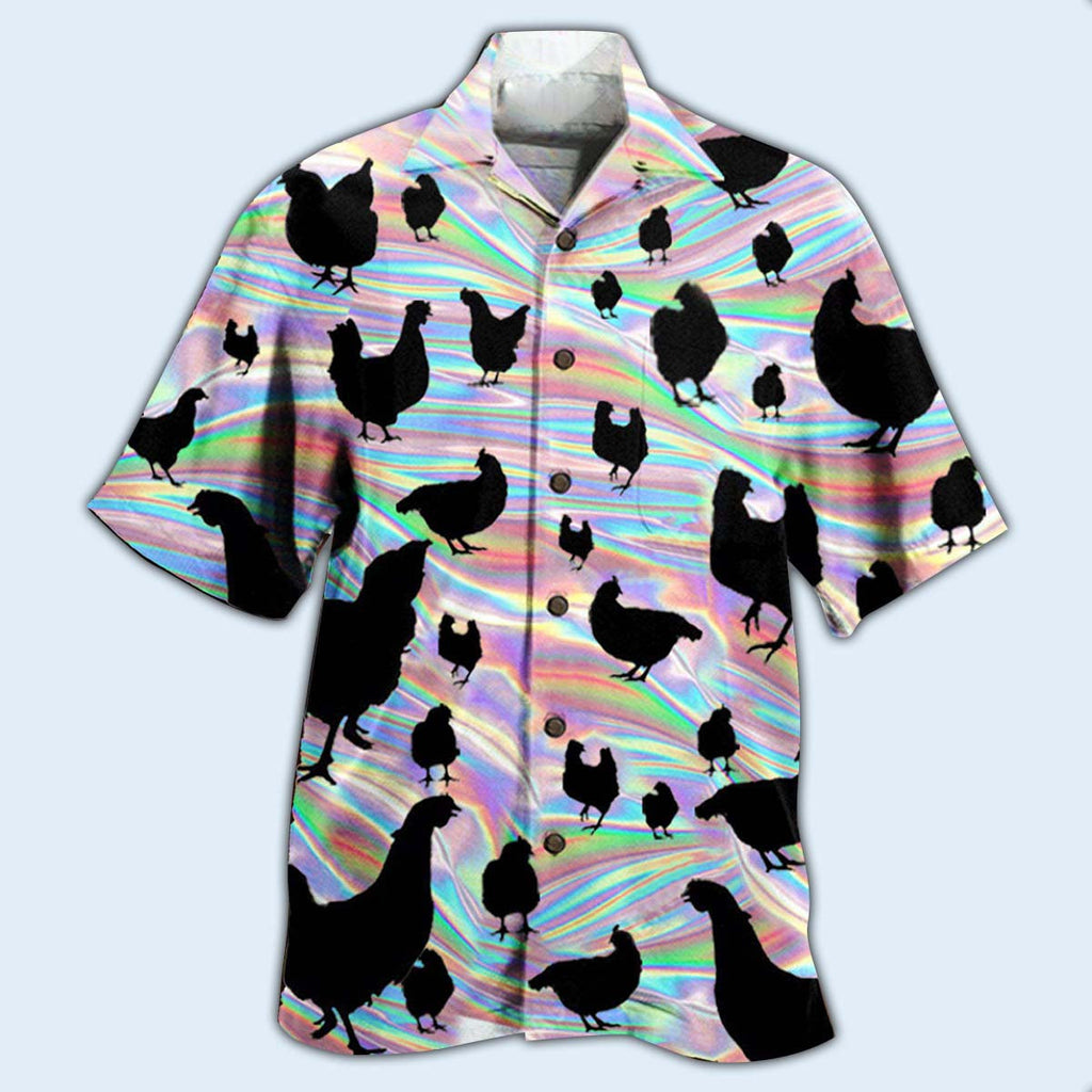 Chicken Awesome Style - Hawaiian Shirt